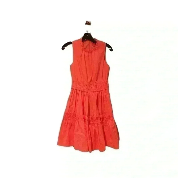 Lilly Pulitzer Hot Pink Elina Stretch Ruffle Mini Dress US 00 - Picture 7 of 13